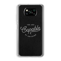 Capable: Xiaomi Poco X3 Pro Transparant Hoesje