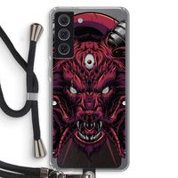 Hell Hound and Serpents: Samsung Galaxy S21 FE Transparant Hoesje met koord