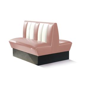 Classic Retro Diner Bank Bel Air HW120 DB Roze