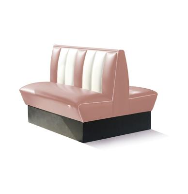 Classic Retro Diner Bank Bel Air HW120 DB Roze