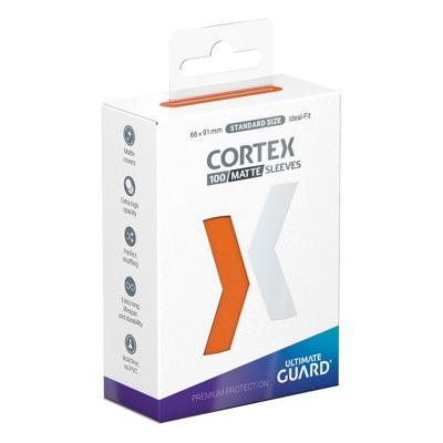 Ultimate Guard Cortex Sleeves Matte Standard Size (100) - Orange Ultimate Guard Cortex Sleeves Matte Standard Size (100) - Orange