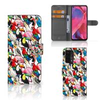 OPPO A54 5G | A74 5G | A93 5G | Telefoonhoesje | Met pasjeshouder | Birds OPPO A54 5G | A74 5G | A93 5G | Telefoonhoesje | Met pasjeshouder | Birds