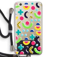 8-bit N°1: Huawei Ascend P8 Lite (2017) Transparant Hoesje met koord