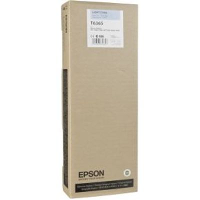Epson Inktpatroon licht cyaan T 636 700 ml T 6365