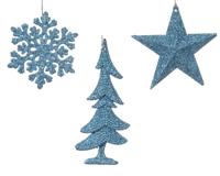 Hanger plc l0.8b10.5h10.5 cm sblw kerst Decoris - Decoris