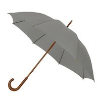 Impliva paraplu ECO 88 x 102 cm bamboe/glasfiber grijs/bruin - thumbnail