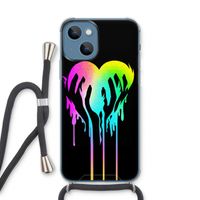 Hold My Heart: iPhone 13 Transparant Hoesje met koord