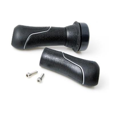 Shimano Gazelle handvatten met draaibel - 105mm - zwart