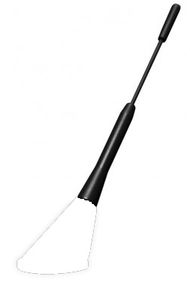 Universele aluminium antenne - Shortstick 16v - Zwart SY5408Z
