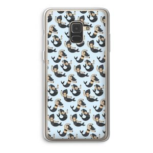 Zeemeermin: Samsung Galaxy A8 (2018) Transparant Hoesje