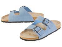 esmara Dames leren sandalen (Blauw, 39)