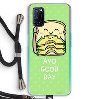 Avo Good Day: Oppo A52 Transparant Hoesje met koord