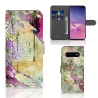 Hoesje Samsung Galaxy S10 Plus Letter Painting