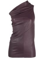 Rick Owens débardeur Athena en cuir - Violet