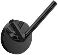 Emco Round Handdoekhaken Ø 5x4 cm Zwart