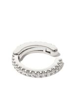 MARIA TASH bijou d'oreille en or blanc 18ct serti de diamants - Argent