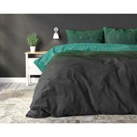 Sleeptime - Bowen Dekbedovertrek Katoen - Groen - 140 x 220 Sleeptime - Bowen Dekbedovertrek Katoen - Groen - 140 x 220