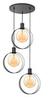 LABEL51 Hanglamp 'Ronda' 3-lamps, kleur Zwart
