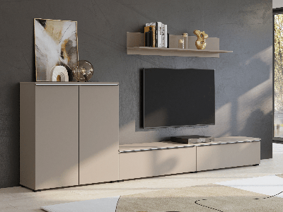 Tv-meubel set TANAMALO 4 deuren kasjmier