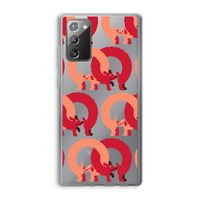 Dogs: Samsung Galaxy Note 20 / Note 20 5G Transparant Hoesje