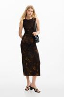 Oosters midijurk - BROWN - L