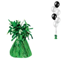 Amscan Ballongewicht feesthoed groen 12 cm | 24 stuks