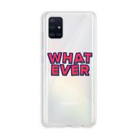 Whatever: Galaxy A51 4G Transparant Hoesje