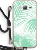 Palmbladeren: Samsung Galaxy J3 (2016) Transparant Hoesje met koord