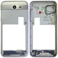Achterkant behuizing Frame voor Galaxy J3 ontstaan / J327(Silver)