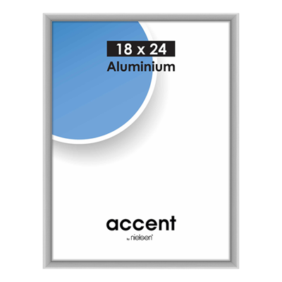 Nielsen Design nielsen fotolijst 53424 accent mat zilver 18x24 cm