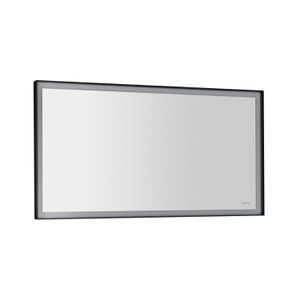Badkamerspiegel Sapho Sort Led 120x70 cm LED-Verlichting Frame Mat Zwart Sapho
