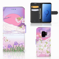 Samsung Galaxy S9 Telefoonhoesje met Pasjes Bird Flying