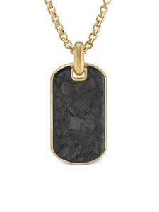 David Yurman étiquette en or 18ct sertie de carbone (42 mm) - Gris