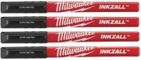 Milwaukee INKZALL™ markers met fijne punt. Inkzall Fine Tip Black Pennen - 4 stuks - 48223164 Milwaukee INKZALL™ markers met fijne punt. Inkzall Fine Tip Black Pennen - 4 stuks - 48223164