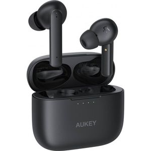 AUKEY EP-N5 hoofdtelefoon/headset Hoofdtelefoons Draadloos In-ear Oproepen/muziek USB Type-C Bluetooth Zwart