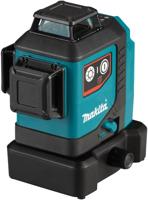 Makita sk700dz | 12 v max | kruislijn laser rood | 3x 360° | body | zonder accu's en lader - sk700dz