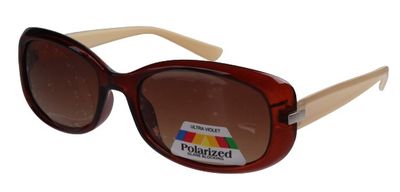 Kost zonnebril dames rechthoekig bruin (PZ20 057) Kost zonnebril dames rechthoekig bruin (PZ20 057)