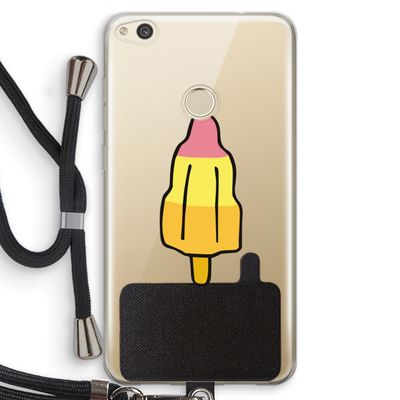 Raketijsje: Huawei Ascend P8 Lite (2017) Transparant Hoesje met koord