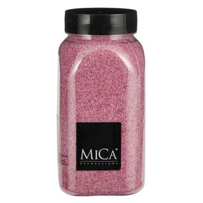 Mica Decorations decoratie zand - 650ml - roze - hobby zandkorrels - sierzand Mica Decorations decoratie zand - 650ml - roze - hobby zandkorrels - sierzand