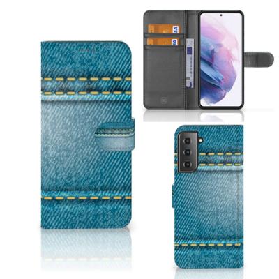 Samsung Galaxy S21 Plus | Wallet Case | met Pasjes | Jeans
