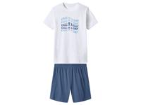 Esmara Kids Korte kinder pyjama (Wit/blauw, 158/164)