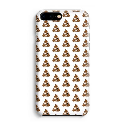 Poop emoji: iPhone 8 Plus Volledig Geprint Hoesje