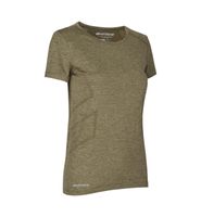Geyser G11020 T-Shirt Naadloze Vrouwen - Olive Melange - L
