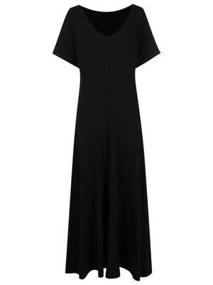 Gloria Coelho robe mi-longue à col v - Noir