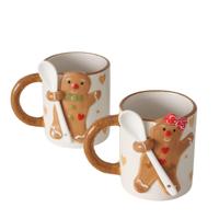 Boltze Home Boltze jumbomok peperkoekman/vrouw 520ml
