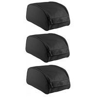 3x stuks zwarte schoenentas/reistas 9 liter 35 x 19 x 16 cm - thumbnail