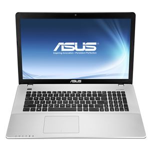 ASUS X750JB-TY029H notebook 43,9 cm (17.3") HD+ Vierde generatie Intel® Core™ i7 8 GB DDR3L-SDRAM 1000 GB HDD NVIDIA® GeForce® GT 740M Windows 8 Zwart, Zilver