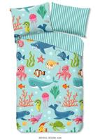 Good Morning Good Morning kids Dekbedovertrek nr.32016 Ocean aqua 140x200/220