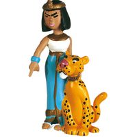 Asterix 7 cm figuur - Cleopatra met panter Asterix 7 cm figuur - Cleopatra met panter