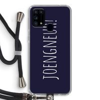 Joengneuh!: Samsung Galaxy M31 Transparant Hoesje met koord